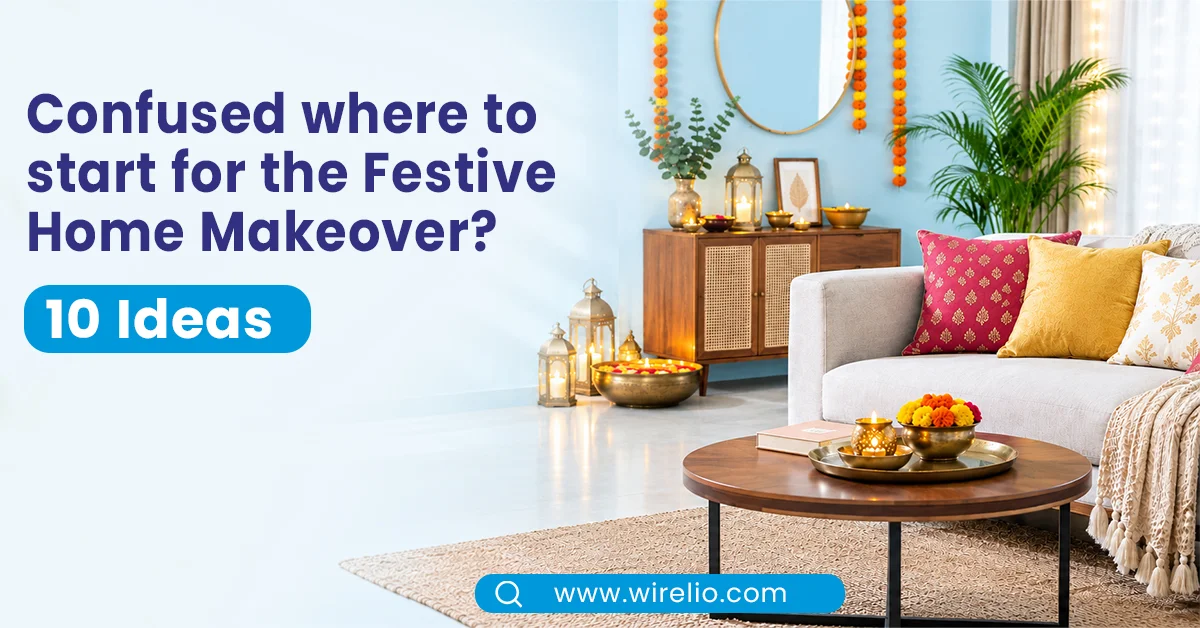 Festive home makeover and DIY Diwali decoration setup
