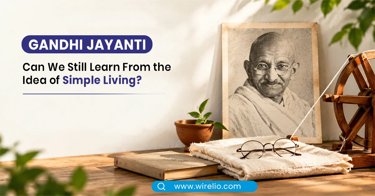 Personal belongings of Mahatma Gandhi illustrating the concept of simple living