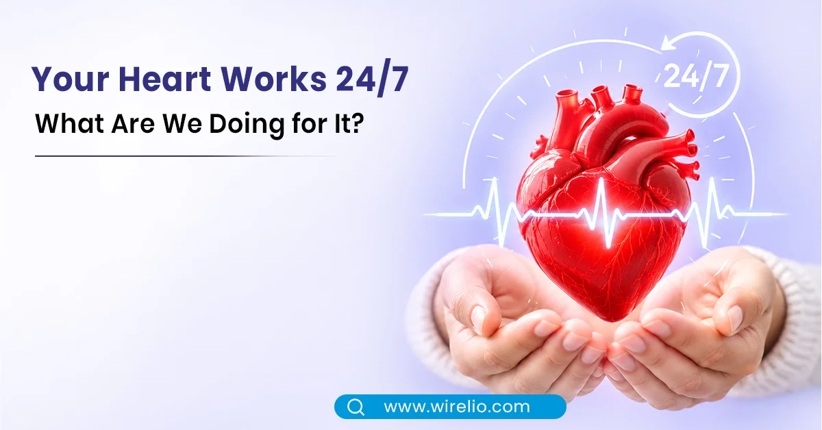 An illustration representing World Heart Day and daily cardiovascular health awareness