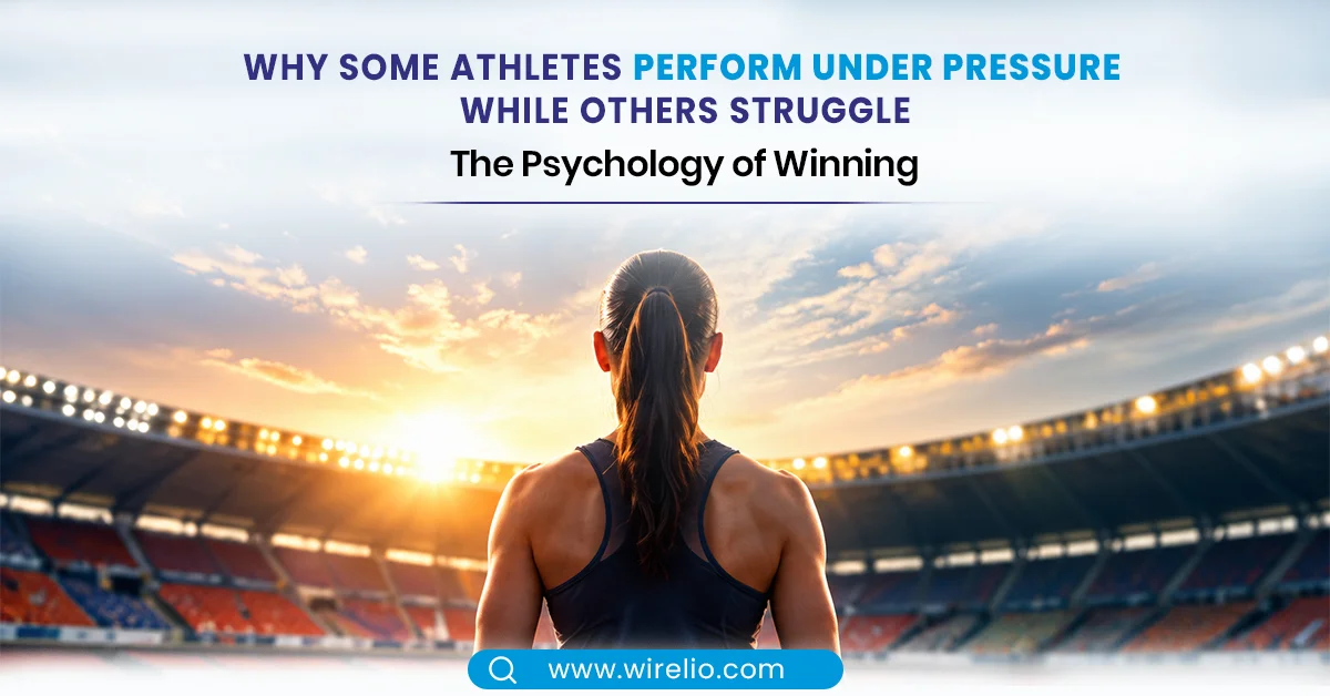 Athlete performing under pressure during a high-stakes sports event